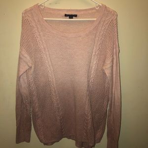 AE Oversized knitted pink sweater